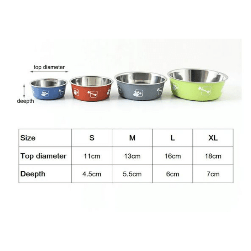 Tigela antiderrapante para cães e gatos - Conforto Dos Patudos