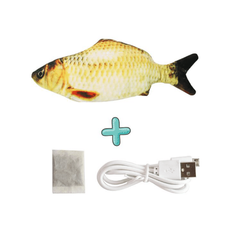 Brinquedo peixe elétrico para gatos - Conforto Dos Patudos