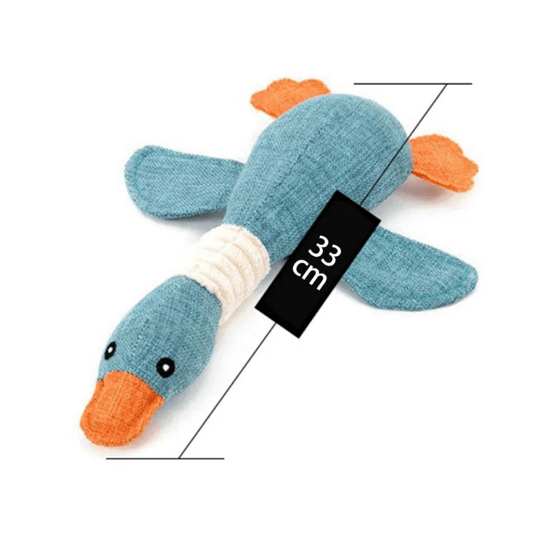 Brinquedo pato com corda - Conforto Dos Patudos