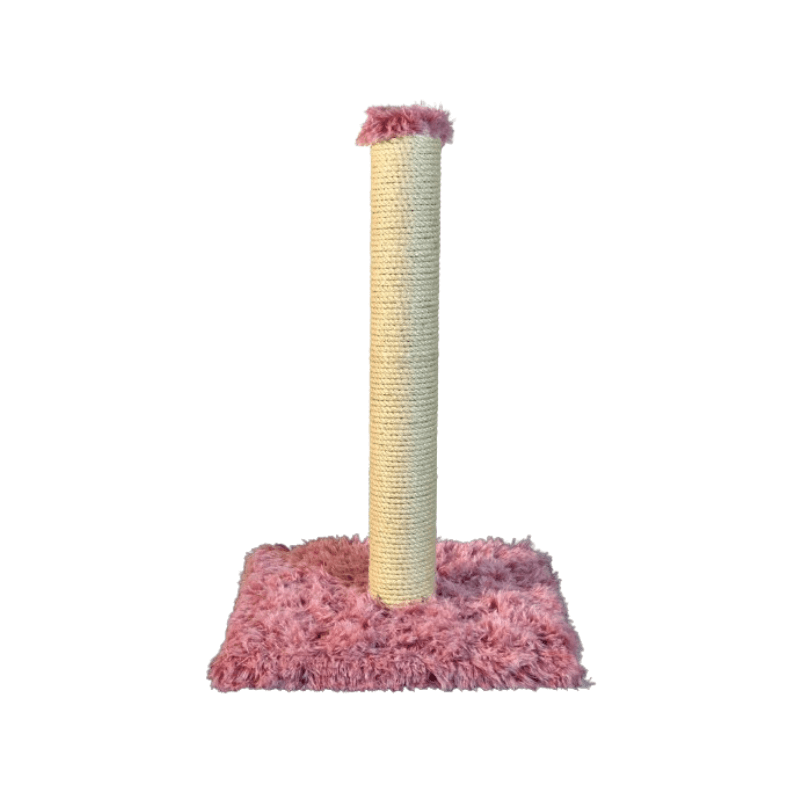Arranhadores LUFINI de Corda Branca com 1 base de pêlo longo (várias cores) - Conforto Dos Patudos