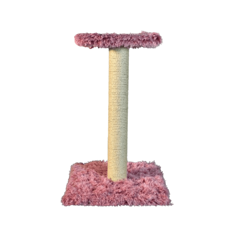 Arranhadores LUFINI de Corda Branca com 2 base de pêlo longo (várias cores) - Conforto Dos Patudos
