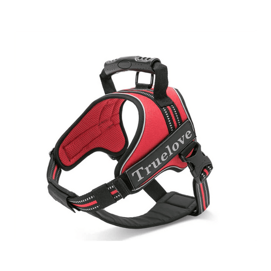 Peitoral/Coleira Arnês Truelove Vermelho - Conforto Dos Patudos
