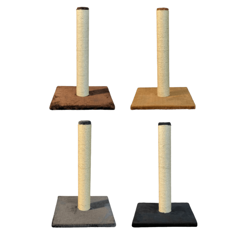 Arranhadores LUFINI de Corda Branca com 1 base de pêlo curto (várias cores) - Conforto Dos Patudos