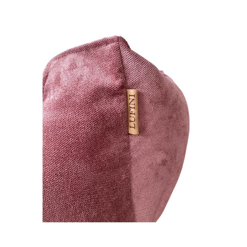 Cama Retangular Rosa LUFINI (Personalizável) - Conforto Dos Patudos