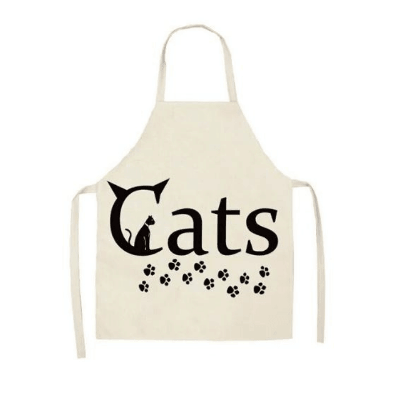 Avental com motivos de gatos - Conforto Dos Patudos