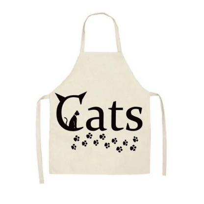 Avental com motivos de gatos - Conforto Dos Patudos
