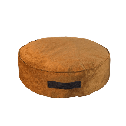 Puff Laranja LUFINI (Personalizável) - Conforto Dos Patudos