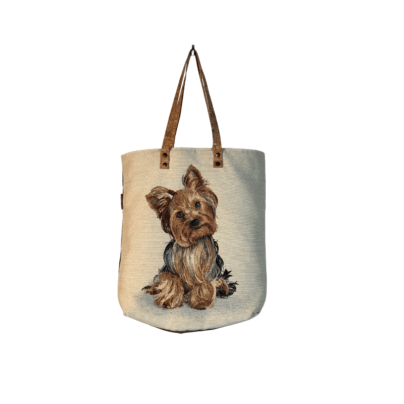 Bolsa de ombro padrão cão yorkshire terrier - Conforto Dos Patudos