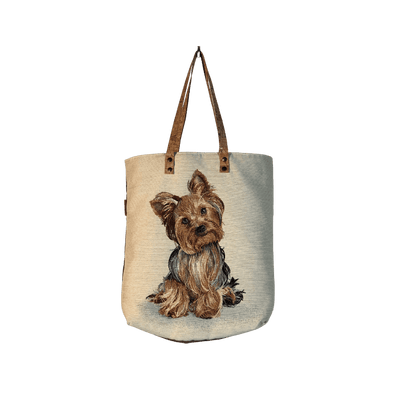 Bolsa de ombro padrão cão yorkshire terrier - Conforto Dos Patudos