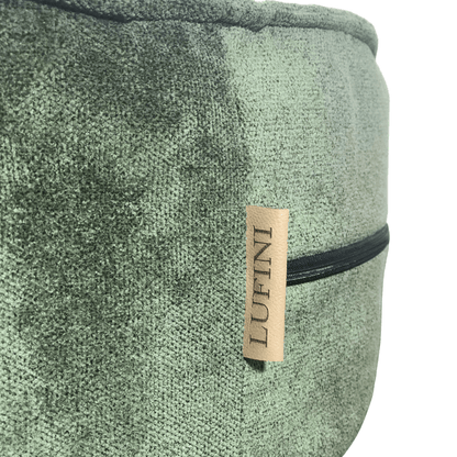 Puff Verde LUFINI (Personalizável) - Conforto Dos Patudos