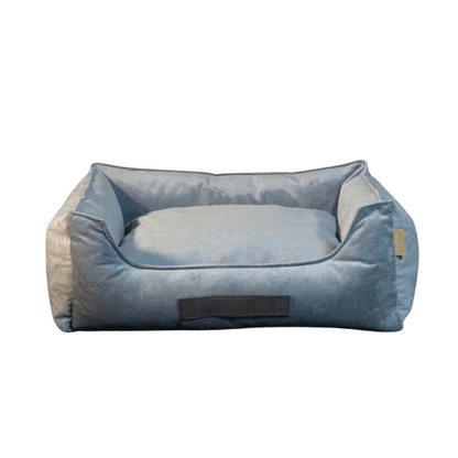 Cama Retangular Cinzenta LUFINI (Personalizável) - Conforto Dos Patudos