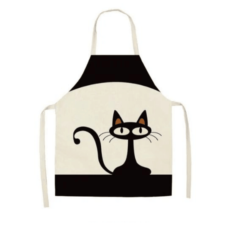 Avental com motivos de gatos - Conforto Dos Patudos
