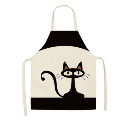Avental com motivos de gatos - Conforto Dos Patudos